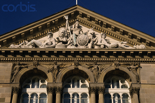 Custom House Pediment