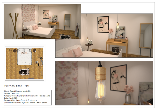 Grand Designs Live Bedroom 3D Visual