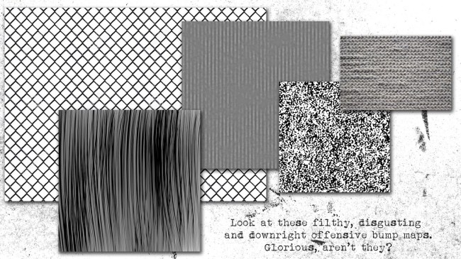 Bump Maps 3d Visualisation