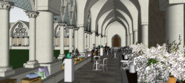 Westminster Abbey_Cloister - 3D Visual 1