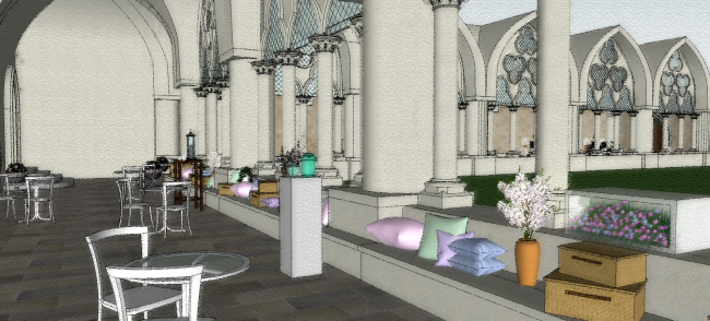 Westminster Abbey_Cloister - 3D Visual 3
