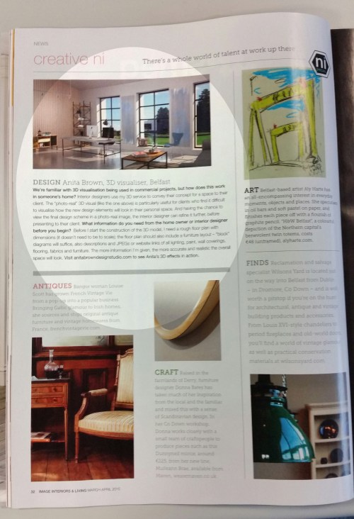 3D Visualisation - Anita Brown Design Studio