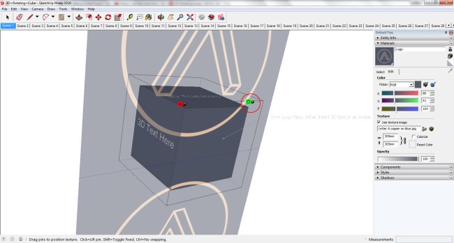 SketchUp Position Texture