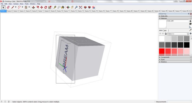 SketchUp Selecting 3D Text