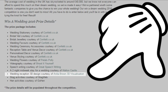 Confetti Win Your Wedding Anita Brown 3D